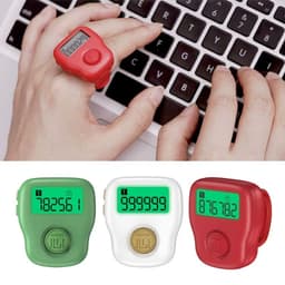 Finger Counter Digital Tally Clicker with LED for Prayer Knitting Sports Gift Rechargeable