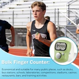 VZZNN Electronic Finger Counter,24 Pack Finger Founter Flicker,Tally Counter | 5 Digit Number Count Clicker,clicker Counter,12 Colors Counting