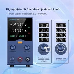 1PCS Adjustable Power Supply 30V 60V 120V Laboratory Power Supply Adjustable Regulated Lab Bench Power Supplies(GA605L 62V 5A)
