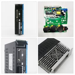 A5 220V 4/5/6A 2500RPM 4N.m/5N.m/6N.m AC Servo Motor Controller 1KW1.3KW1.5KW AC Servo Motor Driver Kit(1KW Absolute 17)
