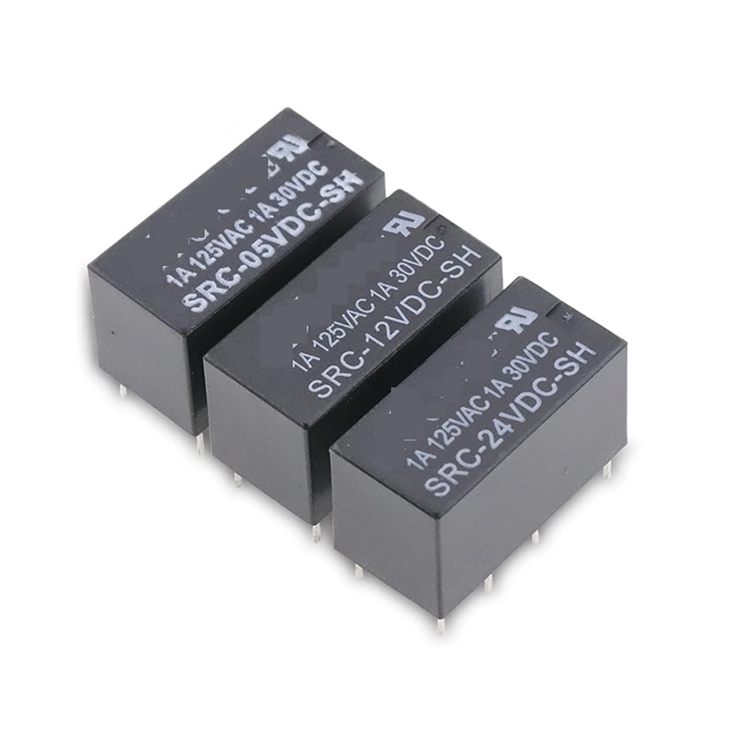 50PCS Signal Relay SRC-05VDC- 12VDC 24VDC-SH 1A 8PIN(12V)