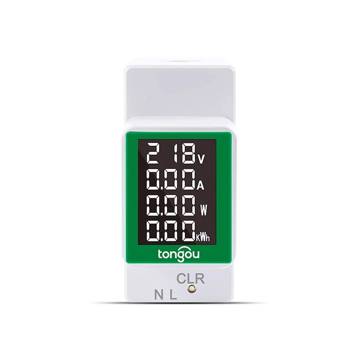 Din Rail Wattmeter Electricity Digital Power Energy Meter Watt Volt Voltmeter Factor Time Current Monitor Ammeter AC50-300V 100A
