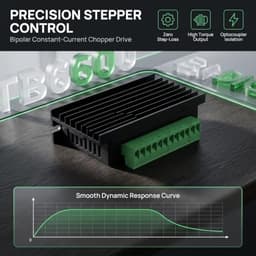 Tb6600 Stepper Motor Driver for 42 and 57 Hybrid Motors, 32 Segments