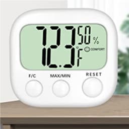 ABS Square Mini Electronic Digital Display Temperature Humidity Meter Indoor