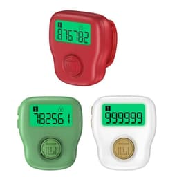 Finger Counter Digital Tally Clicker with LED for Prayer Knitting Sports Gift Rechargeable