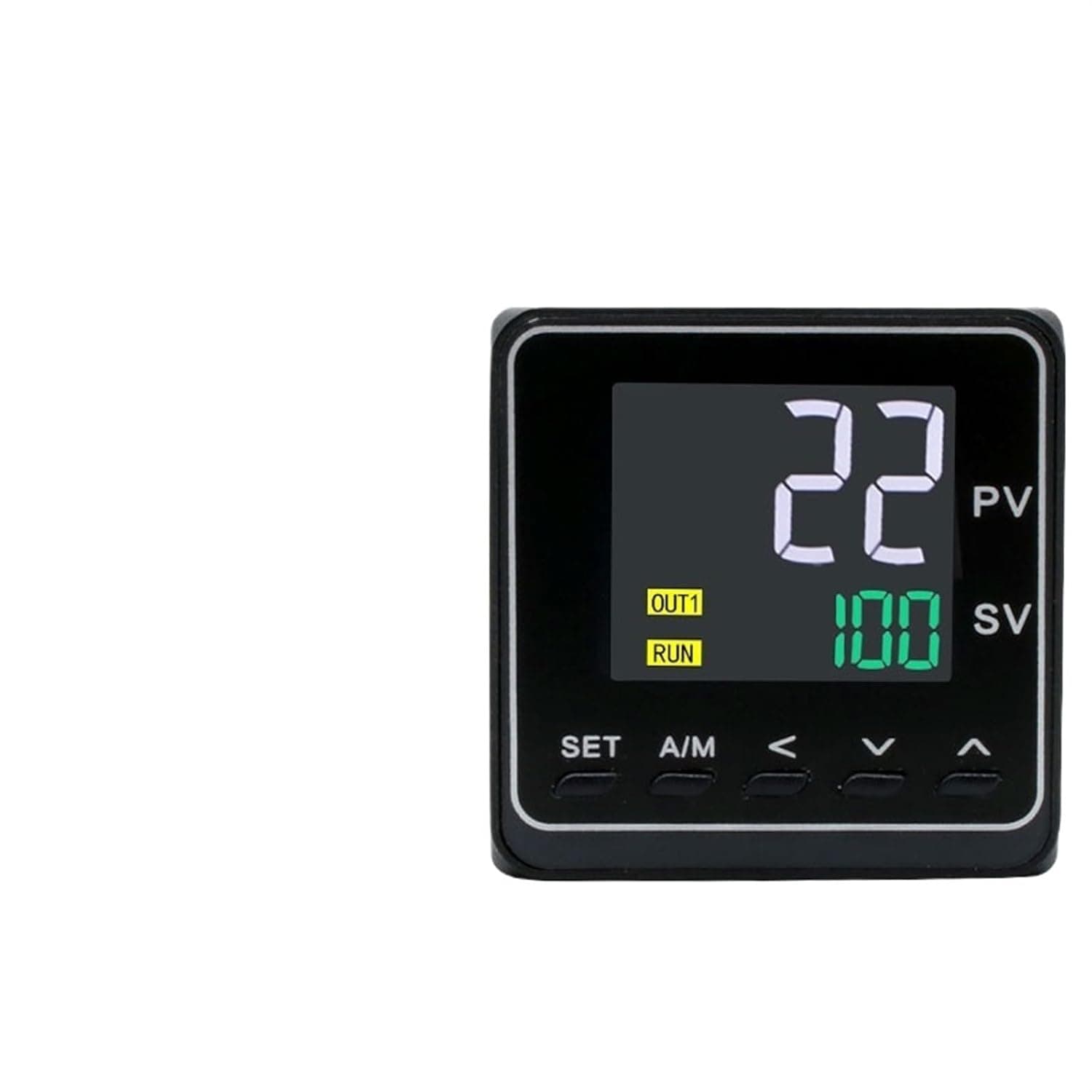 1PCS 0-10V Input SSR/Relay/4-20mA Output 48x48mm, 50 Segments Programmable Ramp Soak Intelligent Pid Temperature Controller(Relay Output 2Alarms)