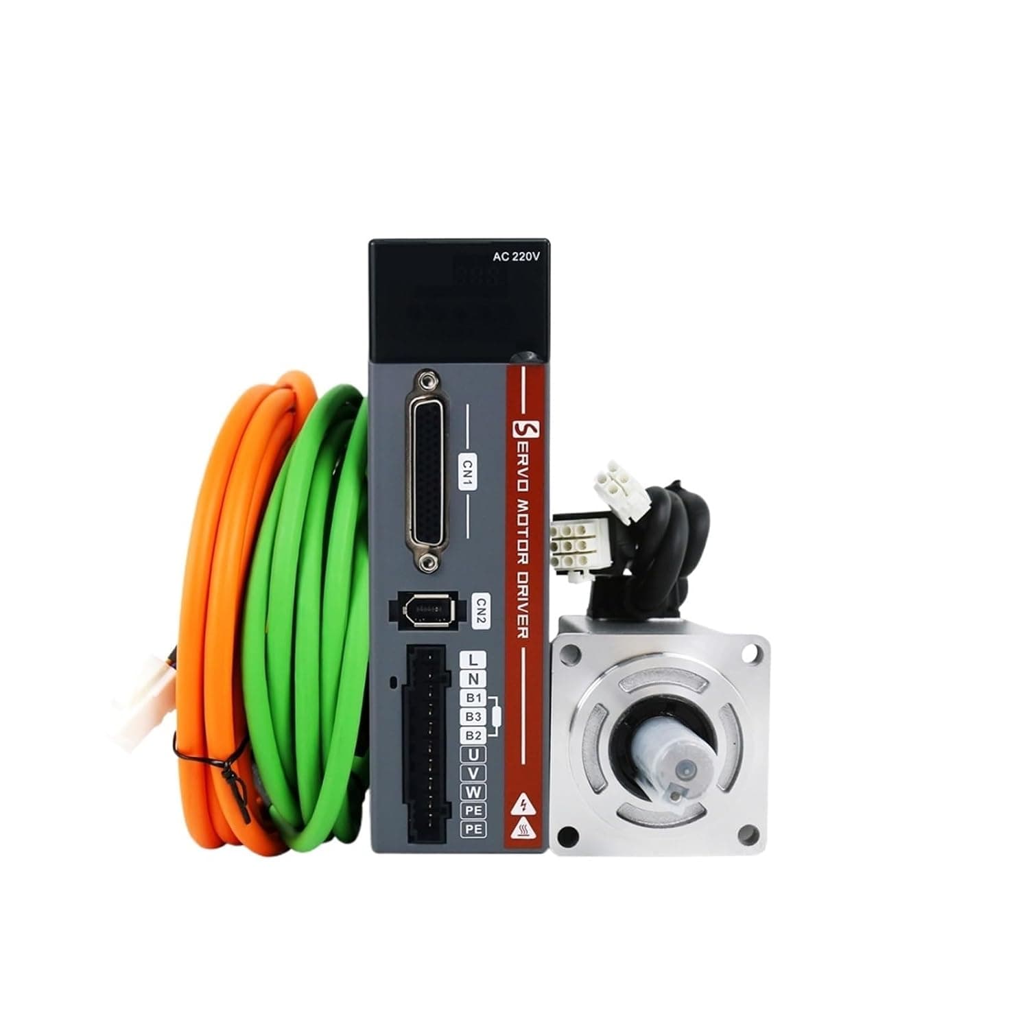 A5 200W 400W 600W 750W 1000W AC Servo Motor Controller Driver Kit 220V 3000RPM IP65 AC Servo Motor Driver Controller Kit
