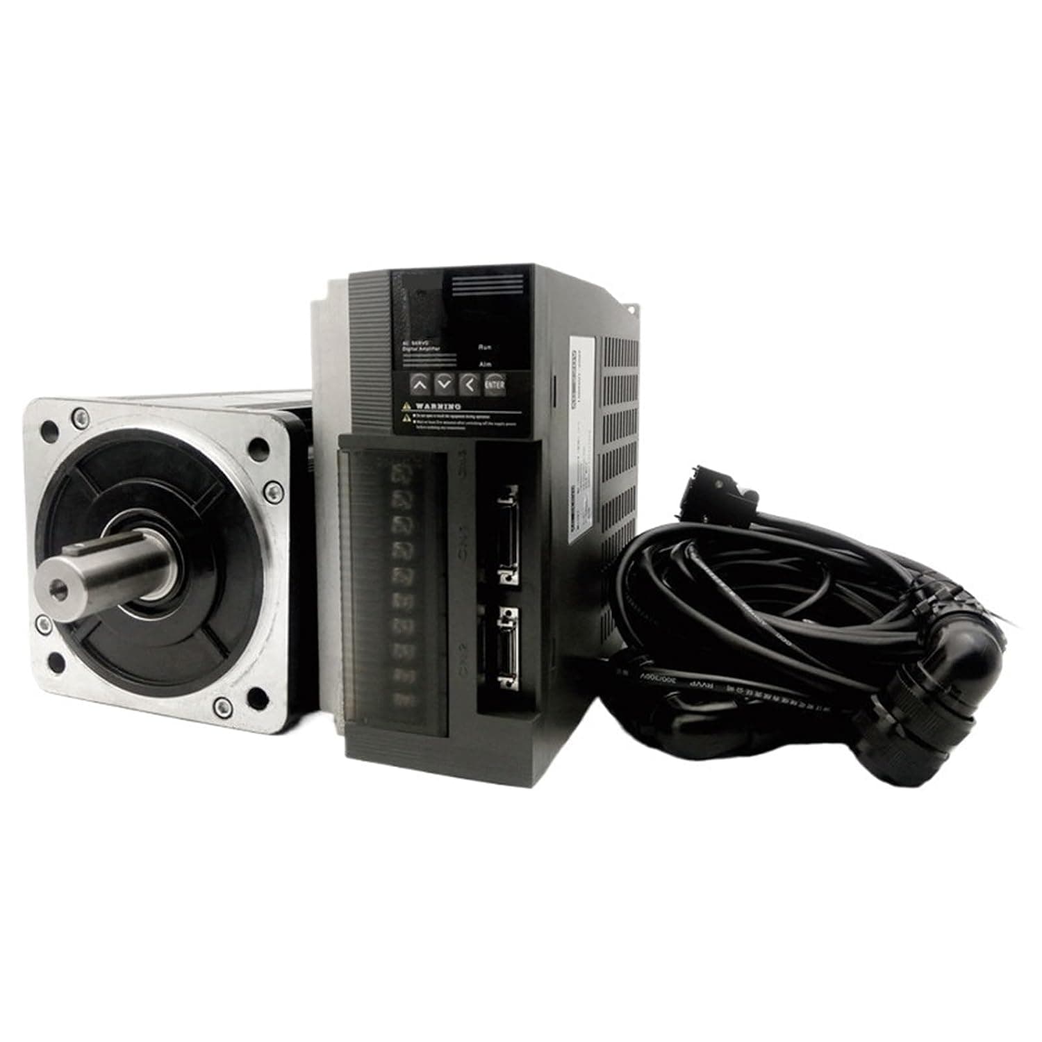 2.7KW AC servo Motor 180ST-M17215 1500RPM 17.2Nm 220V/380V and Matched servo Driver JB-1000C50L/H with 5m Cable(380V)