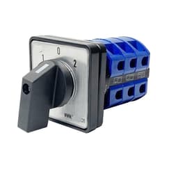 LW26-25A Changeover Rotary Cam Switch Three Postions 690V 3 Poles 12 Terminals Manual Selector YMW26-25/3(01)