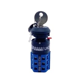 LW26-10/3S Rotary Changeover Cam Switch with Lock Key Dual Power Supply