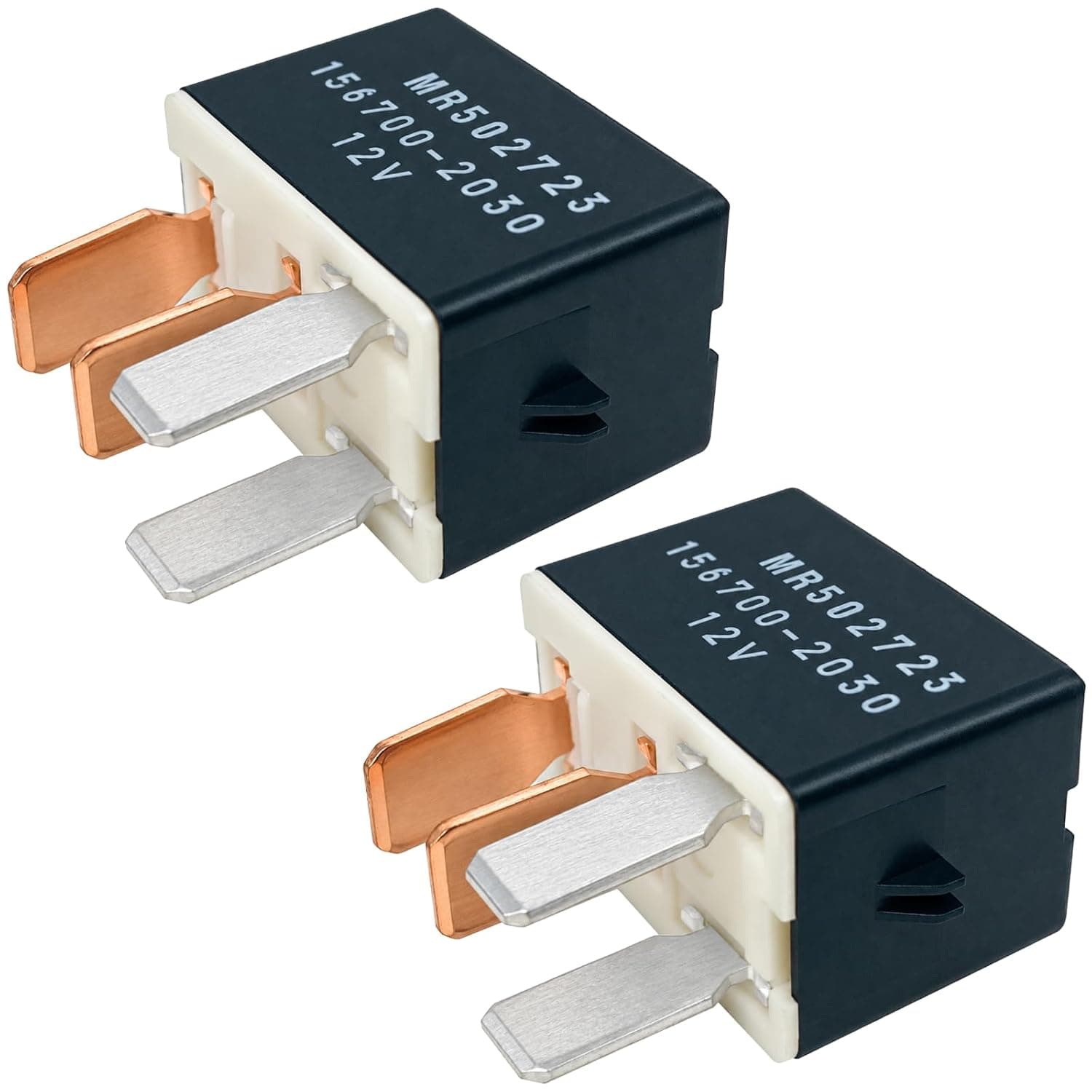 MR502723 156700-2030 12V 20A 4-Pin SPST Relay (2-Pack)