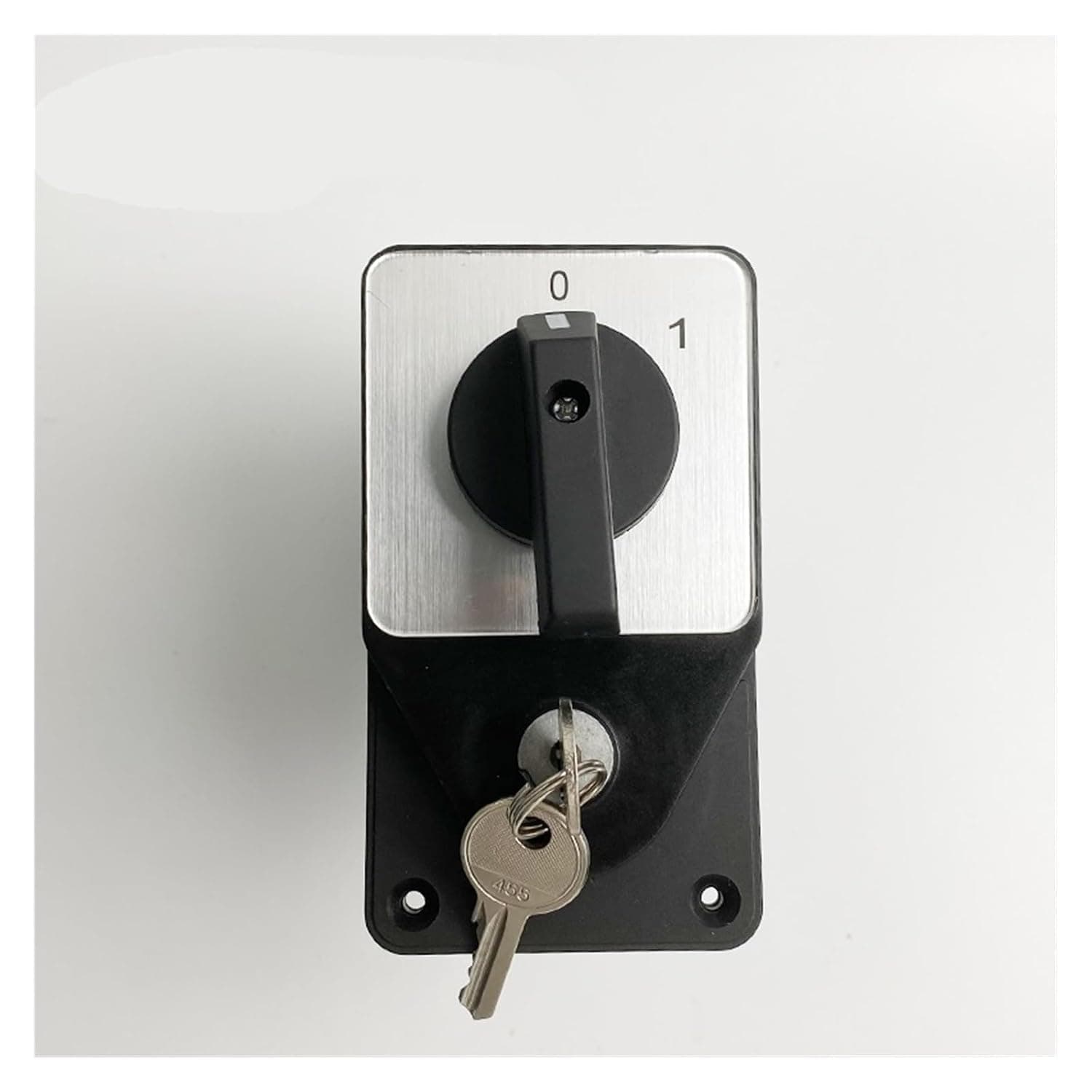 with Key 63A 660V Circuit Control Selector LW26-63/2 Two Poles Silver Contact YMW26-63 Changeover Rotary Cam Switch(012)