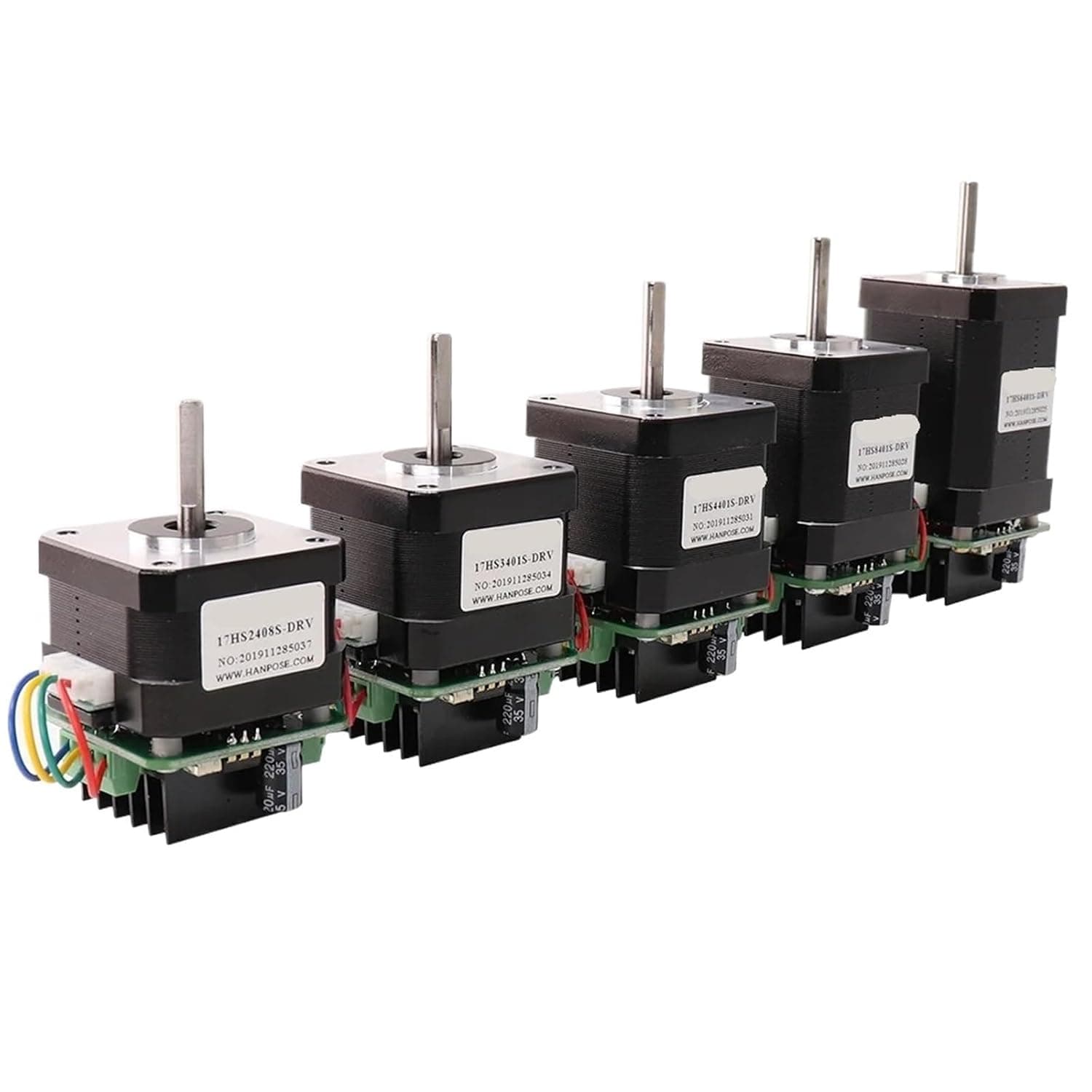 1pc 17hs2408S 3401S 4401S Stepper Motor Driver Module Integrated Body Length 34mm 42(17HS4401S-DRV)
