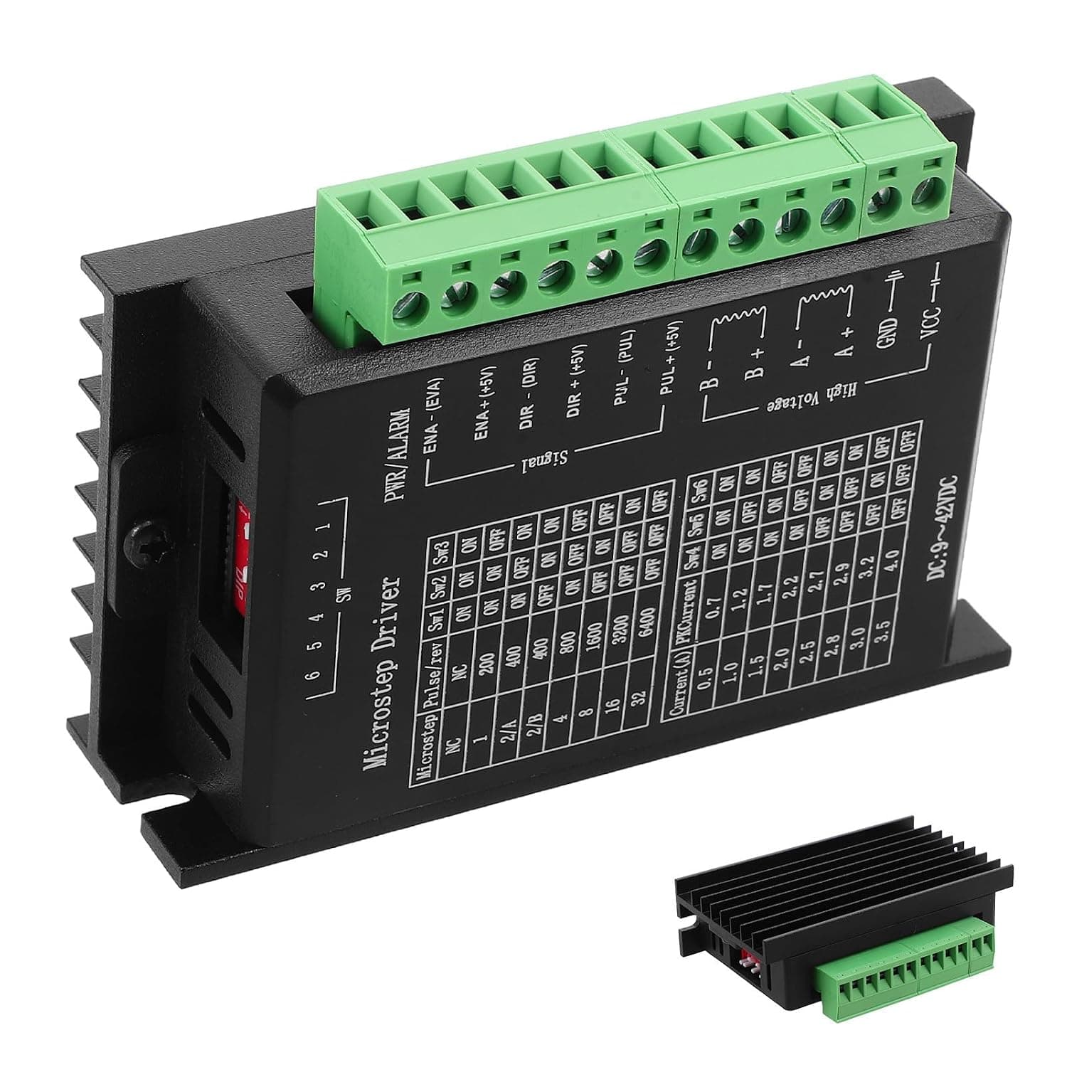 Tb6600 Stepper Motor Driver for 42 and 57 Hybrid Motors, 32 Segments