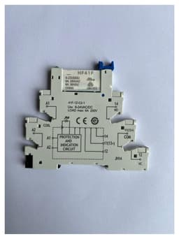1Pcs 41F-1Z-C2-1 + HF41F 24-ZS 12-Z 5-ZS 5V 12V 24V ZST 6A 250V 1CO Slim/SSR Relay Mount On Screw Socket with LED Wafer