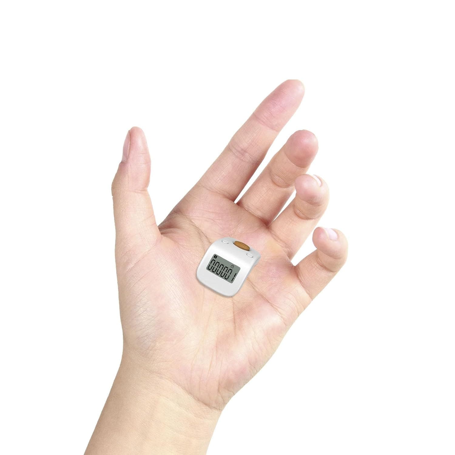 Rechargeable Digital Finger Counter with Ring, Silent Silicone
